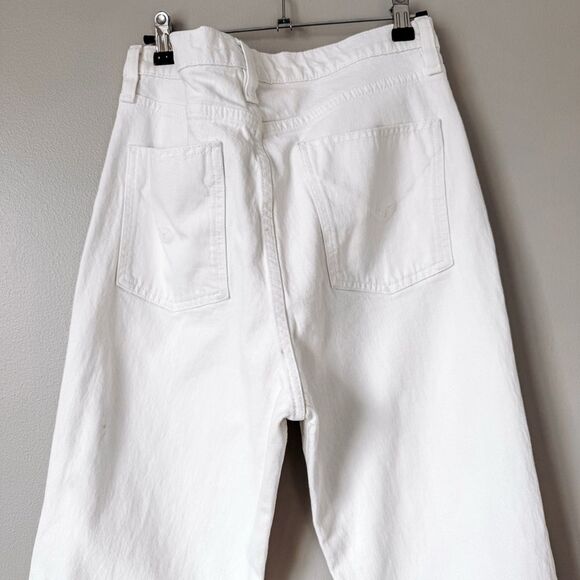 Hudson High Rise Remi Straight Cropped White Size 32 - Picture 7 of 10